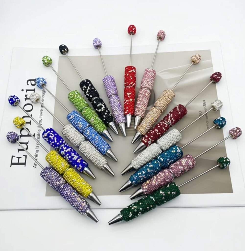 Sparkling Rhinestone Beadable Pen