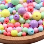Pastel Round Craft Bead Mix image 1