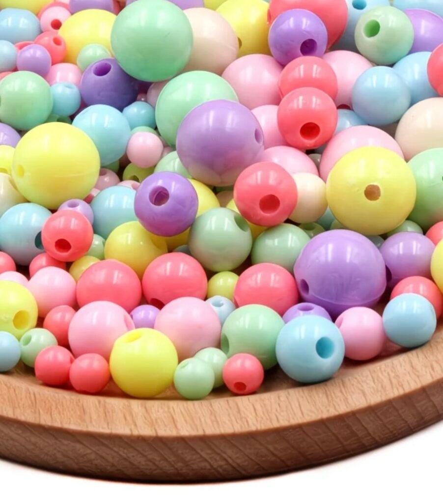 Pastel Round Craft Bead Mix